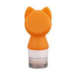 Maxbell Travel Bottles Silicone Empty Portable Toiletry Bottle for Sunblock Shampoo Orange