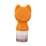Maxbell Travel Bottles Silicone Empty Portable Toiletry Bottle for Sunblock Shampoo Orange