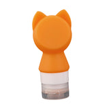 Maxbell Travel Bottles Silicone Empty Portable Toiletry Bottle for Sunblock Shampoo Orange