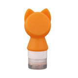 Maxbell Travel Bottles Silicone Empty Portable Toiletry Bottle for Sunblock Shampoo Orange