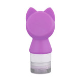 Maxbell Travel Bottles Silicone Empty Portable Toiletry Bottle for Sunblock Shampoo Purple