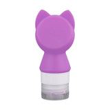Maxbell Travel Bottles Silicone Empty Portable Toiletry Bottle for Sunblock Shampoo Purple