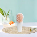 Maxbell Comb Portable Cute for Wet and Dry Hair Curly Hair White
