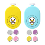 Maxbell Cartoon Electric Baby Nail File Toes Fingers Trim and Polish for Infant Yellow