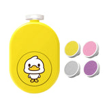 Maxbell Cartoon Electric Baby Nail File Toes Fingers Trim and Polish for Infant Yellow