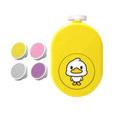 Maxbell Cartoon Electric Baby Nail File Toes Fingers Trim and Polish for Infant Yellow