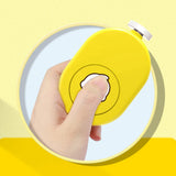 Maxbell Cartoon Electric Baby Nail File Toes Fingers Trim and Polish for Infant Yellow