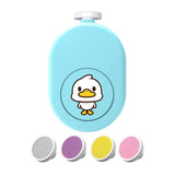 Maxbell Cartoon Electric Baby Nail File Toes Fingers Trim and Polish for Infant Blue