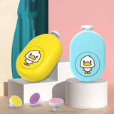 Maxbell Cartoon Electric Baby Nail File Toes Fingers Trim and Polish for Infant Blue