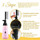 Maxbell Hair Straightening Cream Built Comb Fast for Types Hair Care Home
