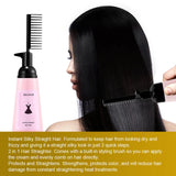 Maxbell Hair Straightening Cream Built Comb Fast for Types Hair Care Home