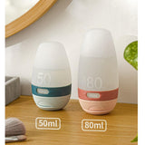 Maxbell Portable Travel Bottle Easier to Lotion Body Wash Liquid Cosmetic 50ml Blue