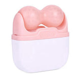 Maxbell Portable Dual Heads face roller for Face Tightening for Neck Redness Pink