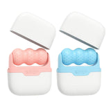 Maxbell Portable Dual Heads face roller for Face Tightening for Neck Redness Pink