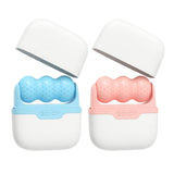 Maxbell Portable Dual Heads face roller for Face Tightening for Neck Redness Pink