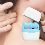 Maxbell Portable Dual Heads face roller for Face Tightening for Neck Redness Bluish