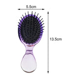 Maxbell Hair brush comb Wet Dry Hairs Types Girls Women Purple Silver