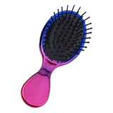 Maxbell Hair brush comb Wet Dry Hairs Types Girls Women bluish red
