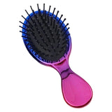 Maxbell Hair brush comb Wet Dry Hairs Types Girls Women bluish red