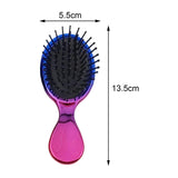 Maxbell Hair brush comb Wet Dry Hairs Types Girls Women bluish red