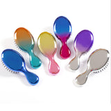 Maxbell Hair brush comb Wet Dry Hairs Types Girls Women bluish red