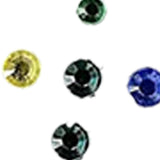 Maxbell Fashion 9Pcs Eyes Face Stickers DIY Acrylic stickers Glitter