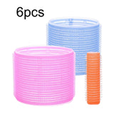 Maxbell 6 Pieces Bangs Roll salon Adhesive Hairstyling Rollers Dia 1.5cm
