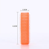 Maxbell 6 Pieces Bangs Roll salon Adhesive Hairstyling Rollers Dia 1.5cm