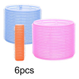 Maxbell 6 Pieces Bangs Roll salon Adhesive Hairstyling Rollers Dia 1.5cm