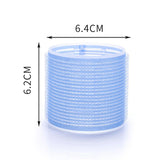 Maxbell 6 Pieces Bangs Roll salon Adhesive Hairstyling Rollers Dia 6.4cm