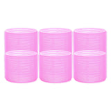 Maxbell 6 Pieces Bangs Roll salon Adhesive Hairstyling Rollers 7.4cm