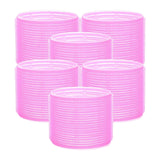 Maxbell 6 Pieces Bangs Roll salon Adhesive Hairstyling Rollers 7.4cm