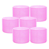 Maxbell 6 Pieces Bangs Roll salon Adhesive Hairstyling Rollers 7.4cm