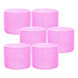 Maxbell 6 Pieces Bangs Roll salon Adhesive Hairstyling Rollers 7.4cm