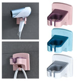 Maxbell Hair Dryer Holder Self Adhesive Storage for Bedroom Bathroom White