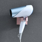 Maxbell Hair Dryer Holder Self Adhesive Storage for Bedroom Bathroom White