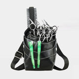 Maxbell Scissors Pouch Hairdressing Scissors Bag for Scissors Makeup Brushes Black