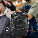 Maxbell Scissors Pouch Hairdressing Scissors Bag for Scissors Makeup Brushes Black