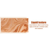 Maxbell Body Shimmer Oil Multipleuse Moisturizing Glitter Waterproof for Make up 30G Golden