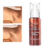 Maxbell Body Shimmer Oil Multipleuse Moisturizing Glitter Waterproof for Make up 30G Brown