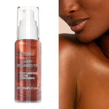 Maxbell Body Shimmer Oil Multipleuse Moisturizing Glitter Waterproof for Make up 30G Brown