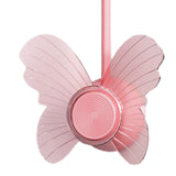 Maxbell Wall Mount Hair Dryer Holder Hands Free Bendable Rod Hairdryer Stand Butterfly Pink