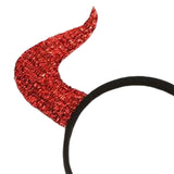 Maxbell Kids Halloween Horn Headband Set Glitter Gift Favors for Entertainment
