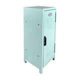 Maxbell Small Makeup Storage Cabinet Vertical File Cabinet for Cotton Pad Entryway Blue