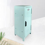 Maxbell Small Makeup Storage Cabinet Vertical File Cabinet for Cotton Pad Entryway Blue