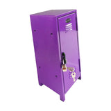 Maxbell Small Makeup Storage Cabinet Vertical File Cabinet for Cotton Pad Entryway Purple