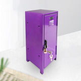 Maxbell Small Makeup Storage Cabinet Vertical File Cabinet for Cotton Pad Entryway Purple