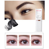 Maxbell Electric Eyelash Curler with Heating Silicone Pads Portable for Travel White