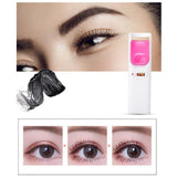 Maxbell Electric Eyelash Curler with Heating Silicone Pads Portable for Travel White