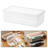 Maxbell Desktop Storage Box Portable Stackable for Sundires Sticky Notes Stationery
